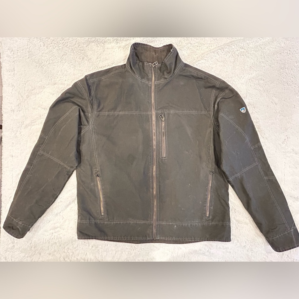Men's Size XL Kuhl Burr Jacket Dark Gray
